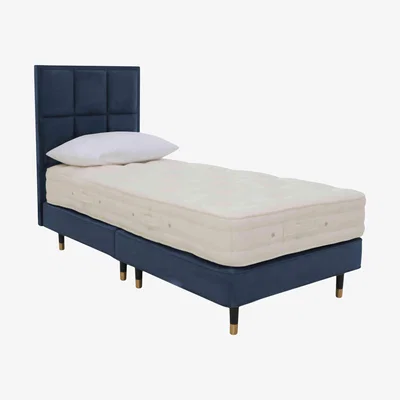 Furniture Village Hypnos - Bespoke Brilliance Shallow Divan Set - Single - Blue