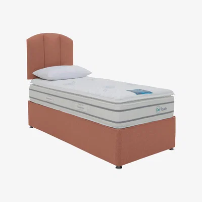Furniture Village Sleepeezee - Geltouch 3000 Divan Set - Single - Orange