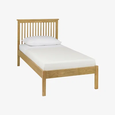 Furniture Village Eva Low Footend Bed Frame - Single - Brown