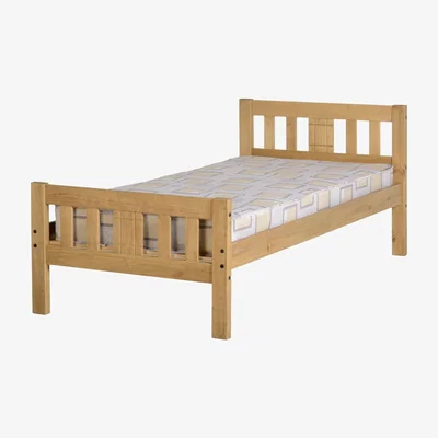 Furniture123 Seconique Rio Single Bed Frame in Distressed Waxed Pine