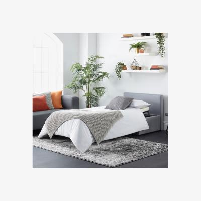 Furniture123 Grey Fabric Foldaway Single Guest Bed in a Box with Mattress - Aspire