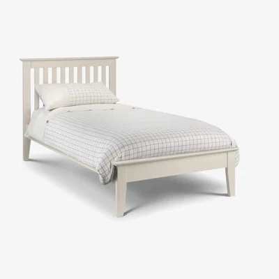 Furniture123 Julian Bowen Salerno Shaker Ivory Single Bed Frame