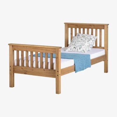 Furniture123 Seconique Monaco Single Bed Frame in Distressed Waxed Pine