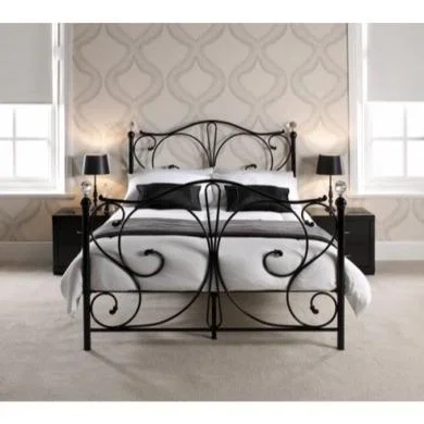 Furniture123 LPD Florence Bed Frame in Black - single