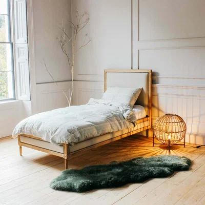 Graham & Green Graham and Green Luna Natural Linen Single Bed