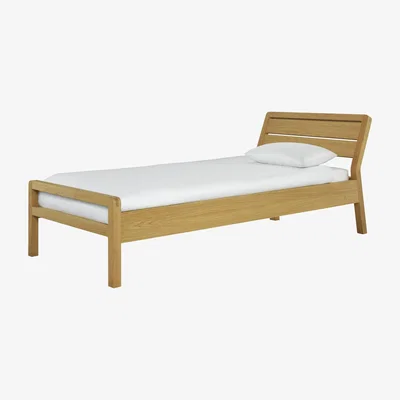 Habitat Habitat Radius Single Wooden Bed Frame - Oak