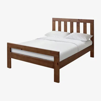 Habitat Habitat Chile Single Bed Frame - Dark Stain