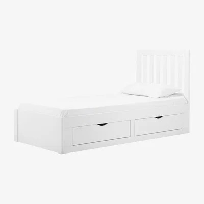 Habitat Birlea Appleby Single Wood Effect Bed Frame - White