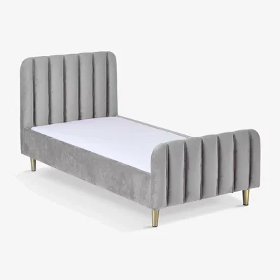 John Lewis Obaby Gatsby Velvet Kids' Bed Frame, Single