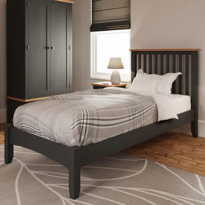Knees Galileo Grey Single Bed Frame