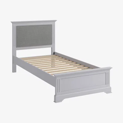 Knees Beneroti Moonlight Grey Single Bed Frame