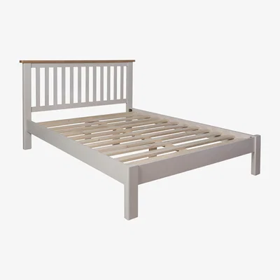 Oak&More Fay Oak and Grey Single Bed