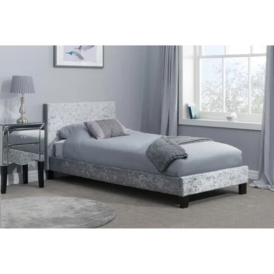 Oak&More Natalia Steel Velvet Single Bed