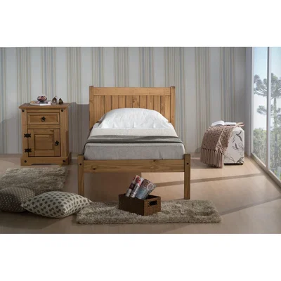 Oak&More Milwaukee Waxed Pine Single Bed