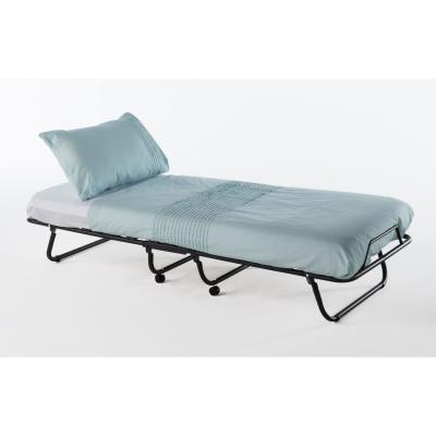 Out & Out Original Cameron - Folding Metal Bed with Mattress - 190cm