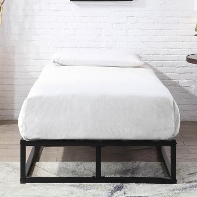The Range Amersham Platform Black Metal Bed Frame - Black / 17.5g / Single