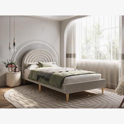 The Range Ava Boucle Bed - Grey / Single