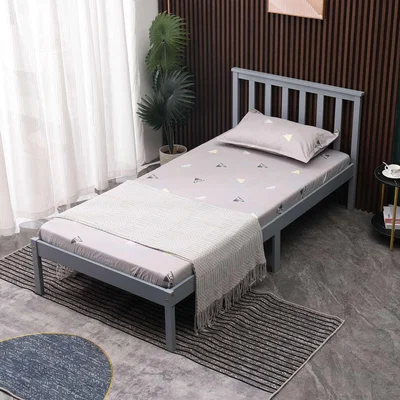 The Range WestWood No Footboard Wood Bed - Grey / Single