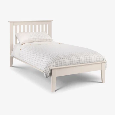 The Range Salerno Shaker Single Bed - Ivory - Ivory