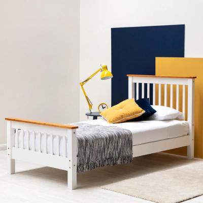 The Range Pickmere White Solid Wooden Pine Bed Frame - White / Single