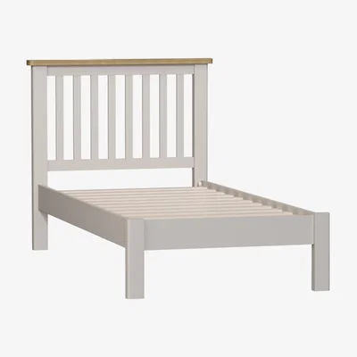 The Range Cambridge Wooden Bed - Dove Grey / Single