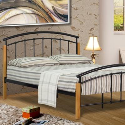 The Range Black Modern Metal Bed Frame - Small Double