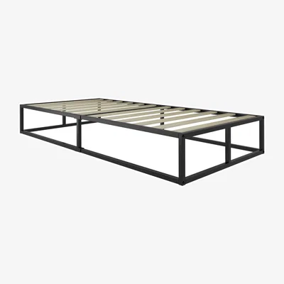 The Range Soho Metal Platform Single Bed - Black
