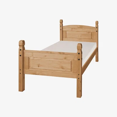 The Range Corona Single High End Bed Frame - Antique Wax