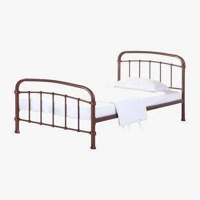 The Range Halston Metal Frame Bed - Copper / Single