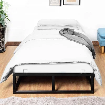 The Range Single Platform Bed Frame - Black