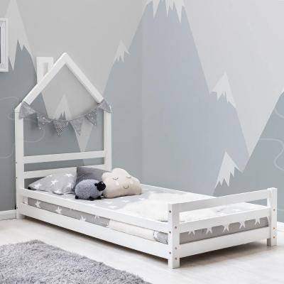The Range Juni Kids White Wooden House Style Single Bed Frame - White