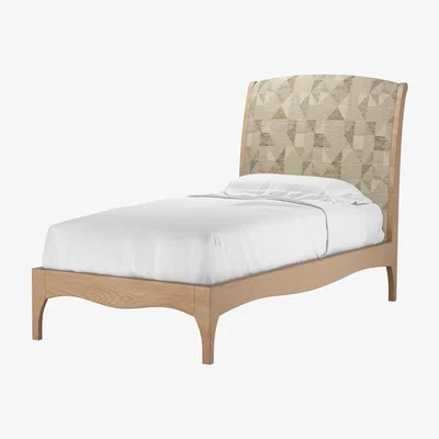 Sofa.com Emilia Single Bed in Desert Pyramid Textured Weave - sofa.com