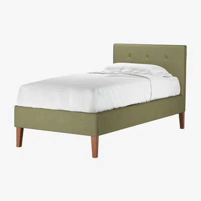 Sofa.com Avery 100cm Single Bed in Lichen Heathland Weave