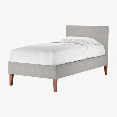 Sofa.com Avery 100cm Single Bed in Rye Baylee Viscose Linen