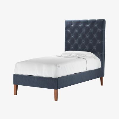 Sofa.com Rosalie 150cm Single Bed in Skyfall Cotton Matt Velvet