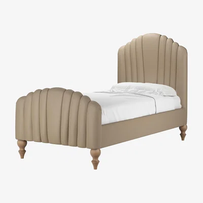Sofa.com Bella Single Bed in Coconut Soft Leather - sofa.com