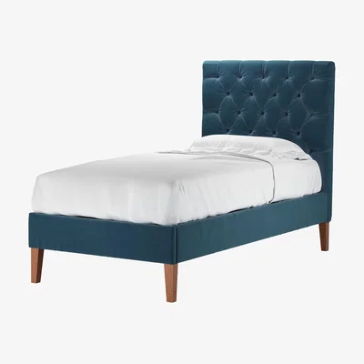 Sofa.com Rosalie 130cm Single Bed in Seaweed Smart Cotton - sofa.com