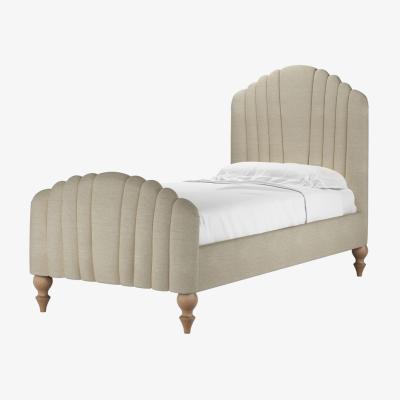 Sofa.com Bella Single Bed in Pampas Hygge Smart Linen