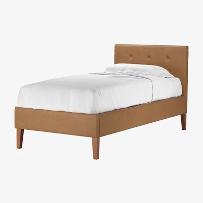 Sofa.com Avery 100cm Single Bed in Saddle Antique Leather