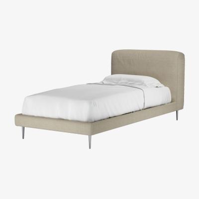 Sofa.com Lucy Single Bed in Pampas Hygge Smart Linen