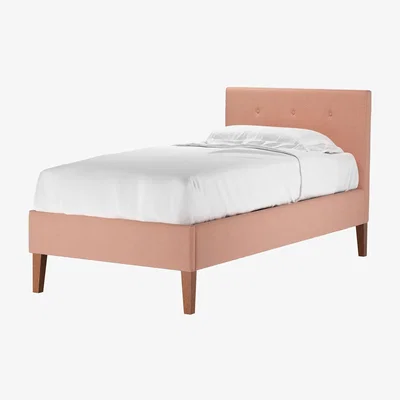 Sofa.com Avery 100cm Single Bed in Sakura Pink Organic Smart Cotton