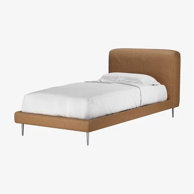 Sofa.com Lucy Single Bed in Saddle Antique Leather - sofa.com