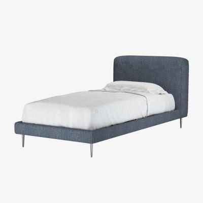Sofa.com Lucy Single Bed in Azure Florence Textured Weave