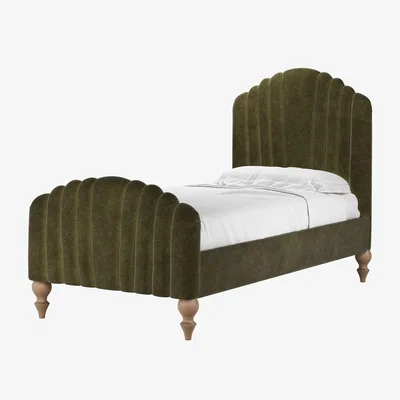 Sofa.com Bella Single Bed in Juniper Aquaclean Clever Chenille