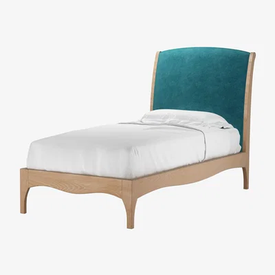 Sofa.com Emilia Single Bed in Neptune Smart Velvet - sofa.com