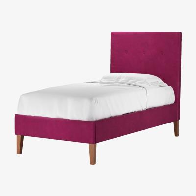 Sofa.com Avery 130cm Single Bed in Persian Rose Smart Velvet