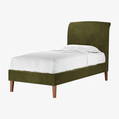 Sofa.com Thea Single Bed in Meadow Smart Velvet - sofa.com