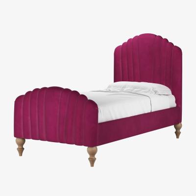 Sofa.com Bella Single Bed in Persian Rose Smart Velvet