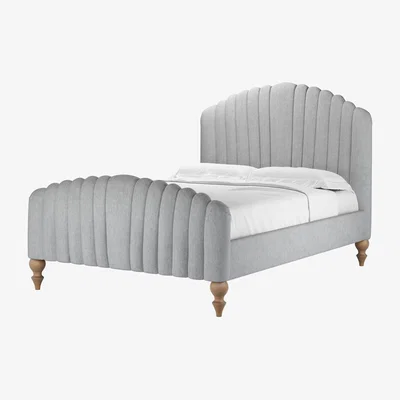 Sofa.com Bella Double Bed in Goodwin Grey Sandgate - sofa.com