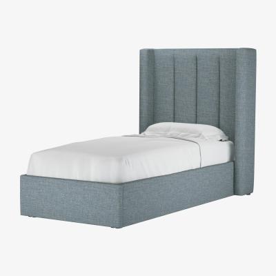 Sofa.com Cleo Single Bed in Hydrangea Highland Tweed - sofa.com